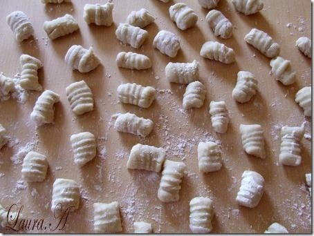 Gnocchi fara cartofi (de post) detaliu