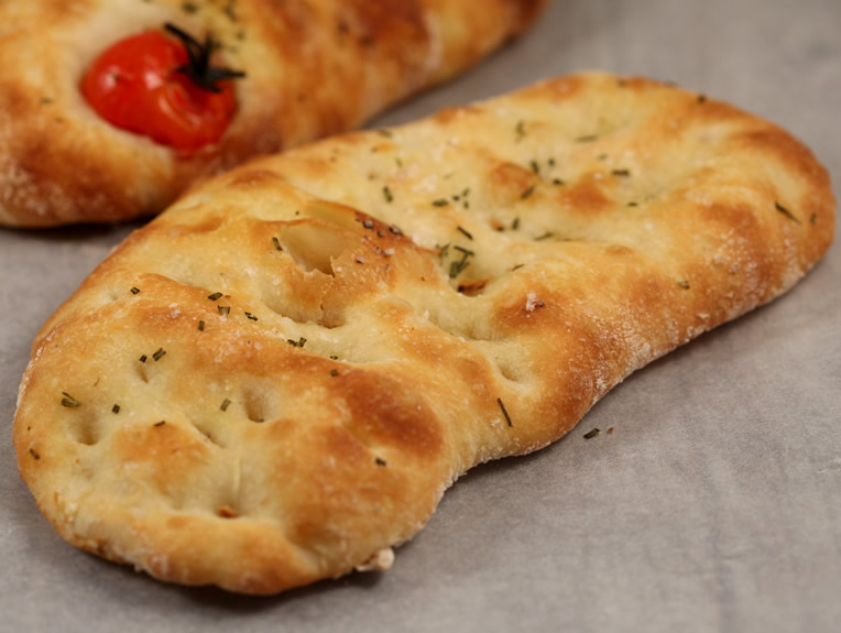 Focaccia δεντρολίβανου φούρνου