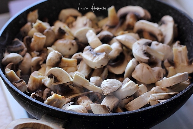 σοταρισμένα μανιτάρια champignon